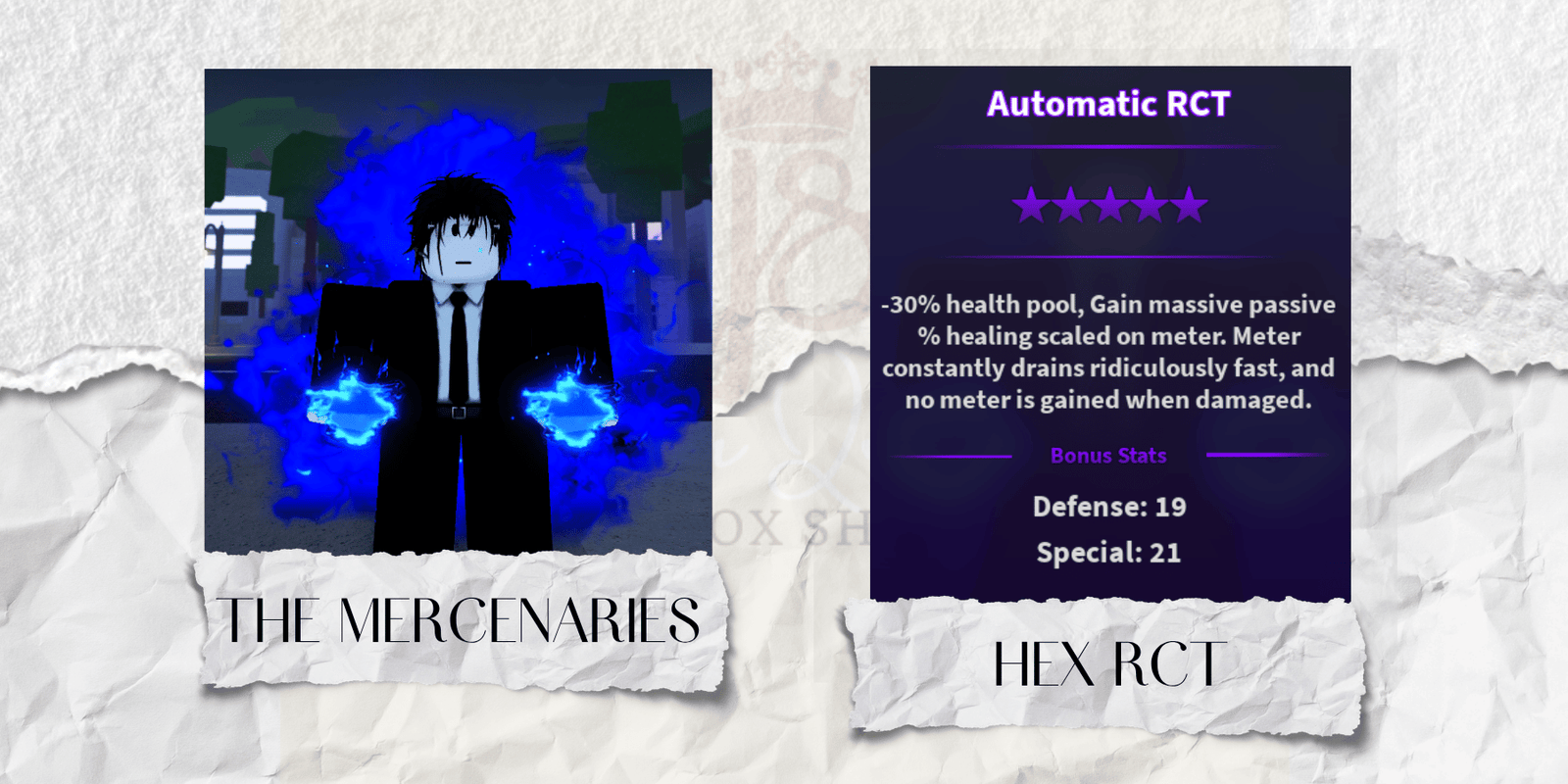 Hex RCT The Mercenaries