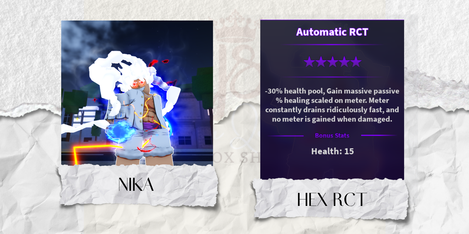 Hex RCT Nika (Gear 5)