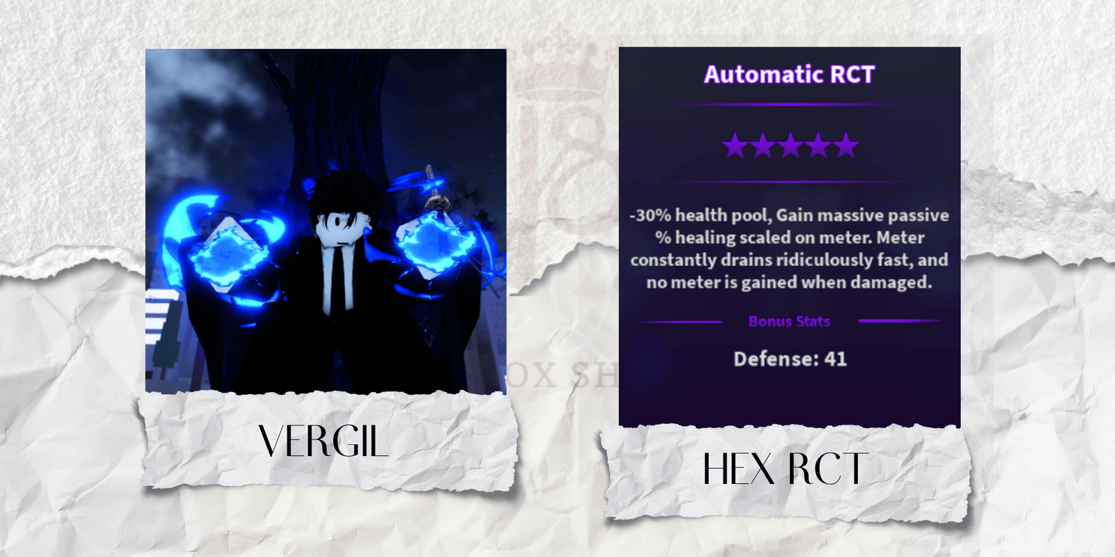 Hex RCT Vergil