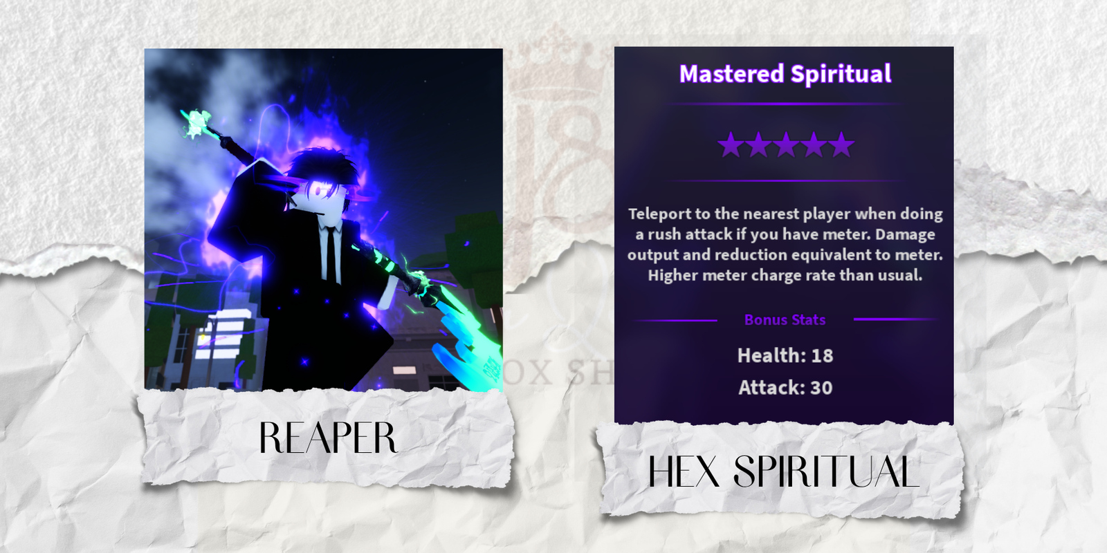 Hex Spiritual Reaper