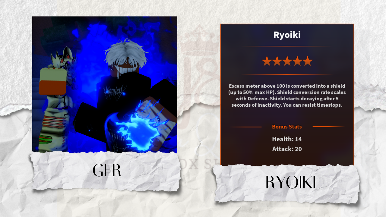 Ryoiki GER (Golden Experience Requiem)