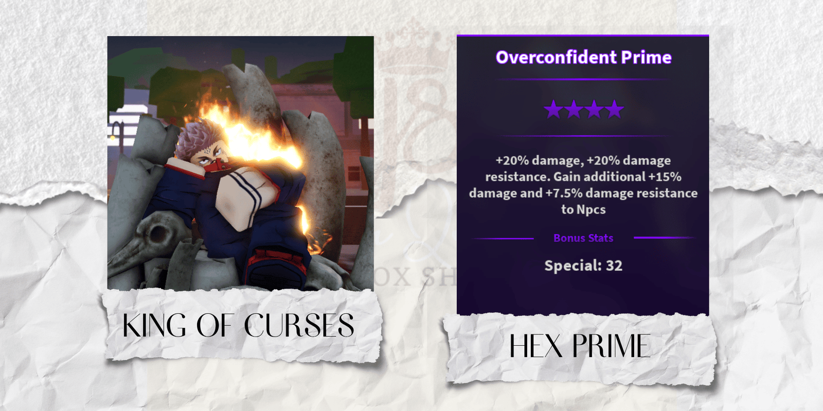Hex Prime King Of Curses (Sukuna)