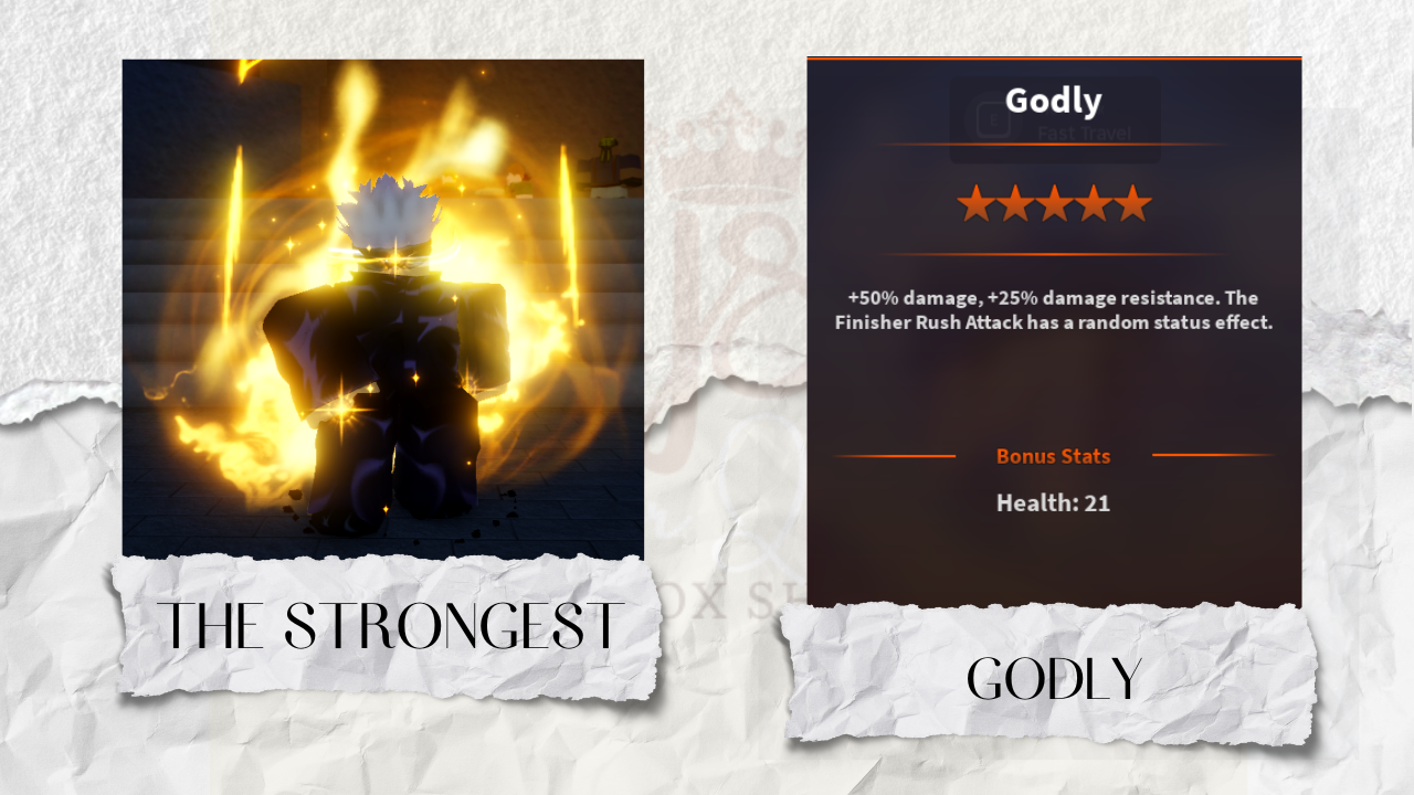 Godly The Strongest (Gojo)