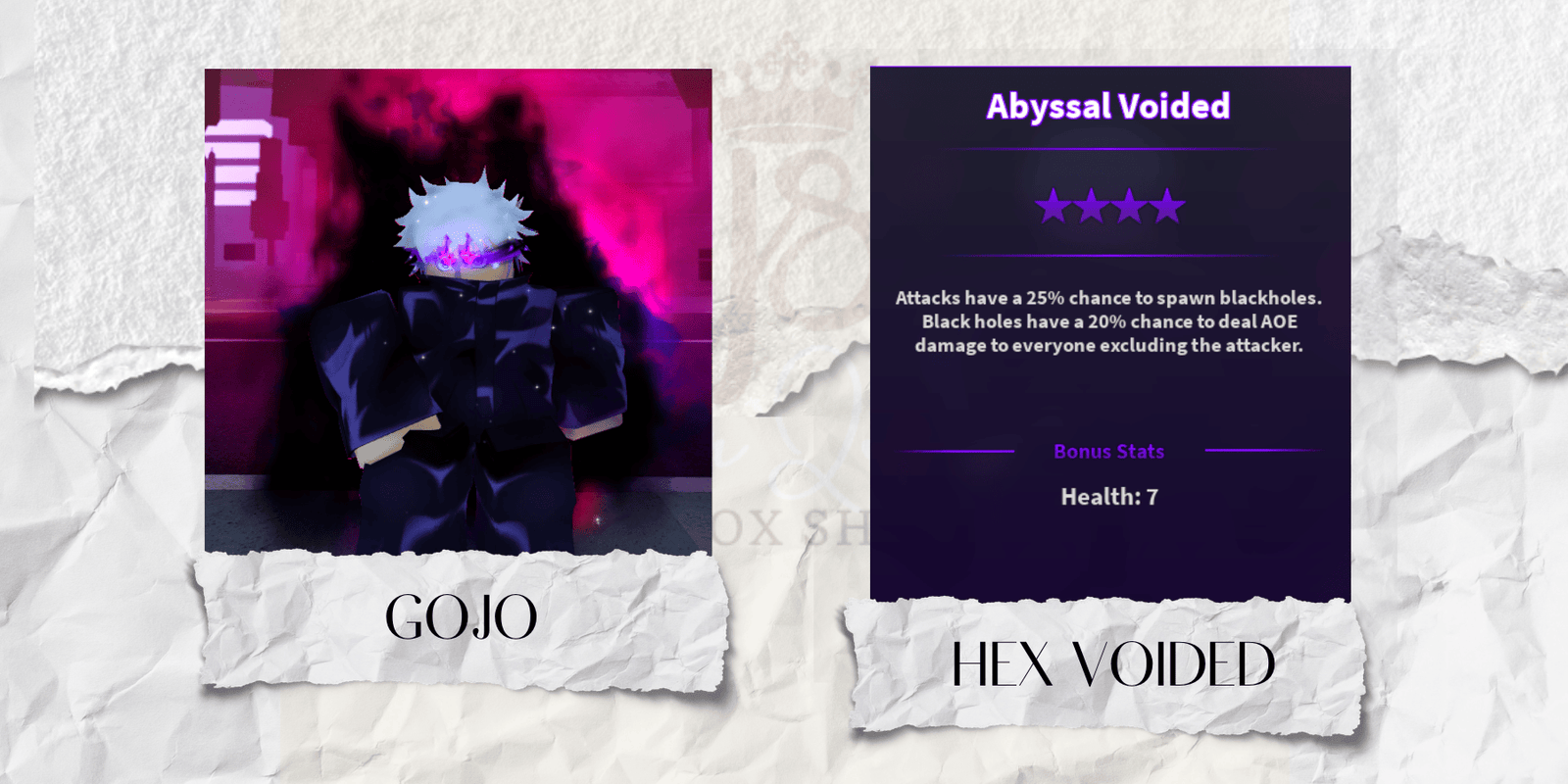 Hex Voided The Strongest / Gojo