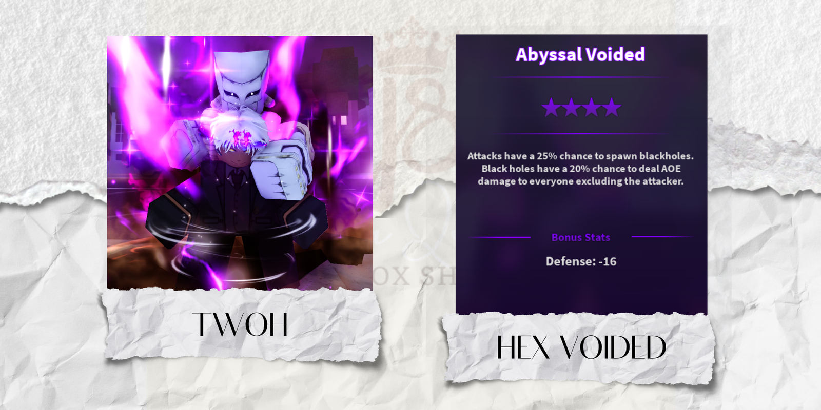Hex Voided TWOH (The World Over Heaven)