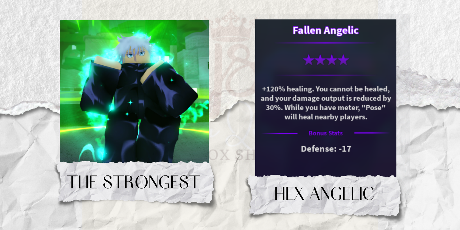 Hex Angelic The Strongest (Gojo)