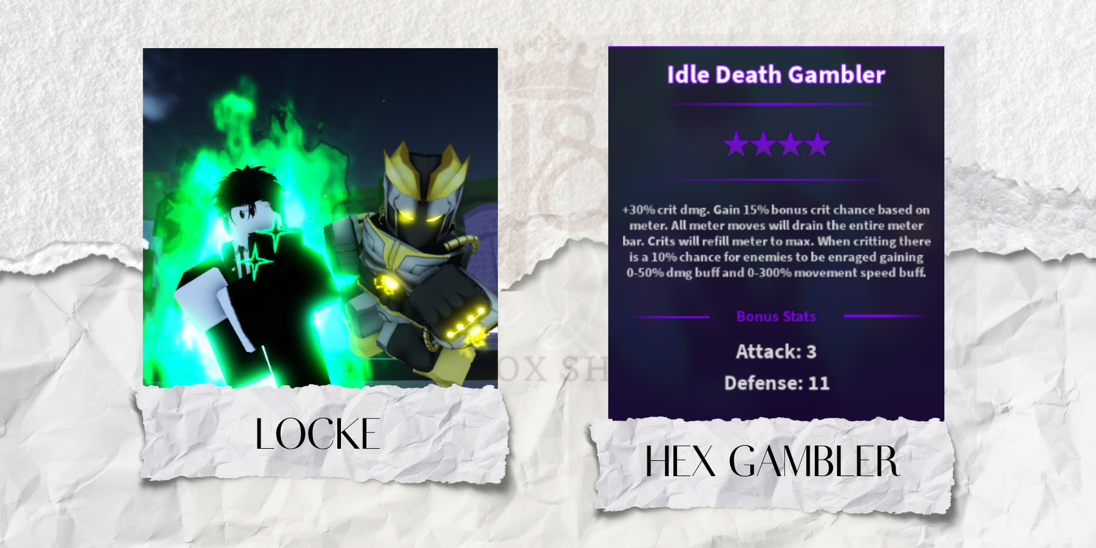 Hex Gambler Locke