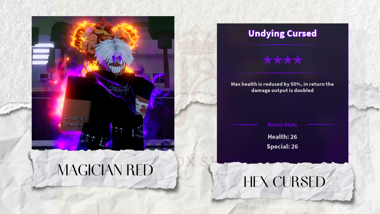 Hex Cursed Magician Red