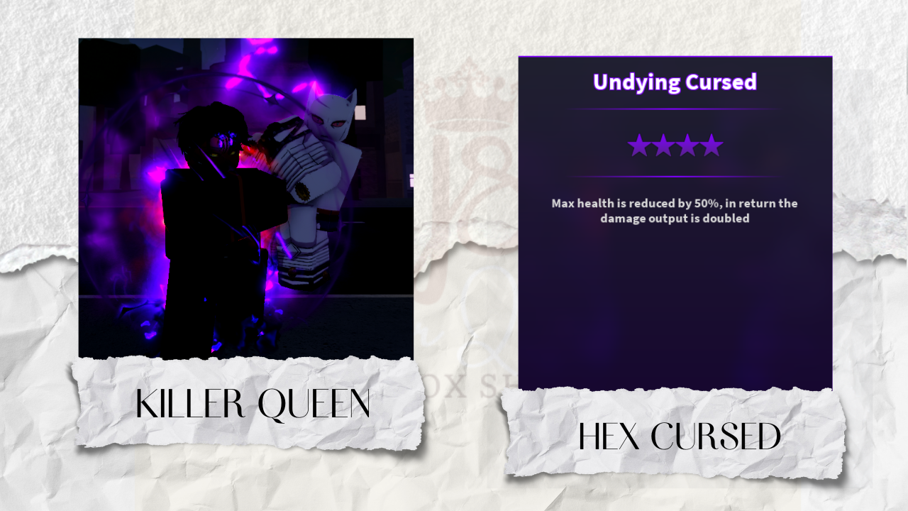 Hex Cursed Killer Queen