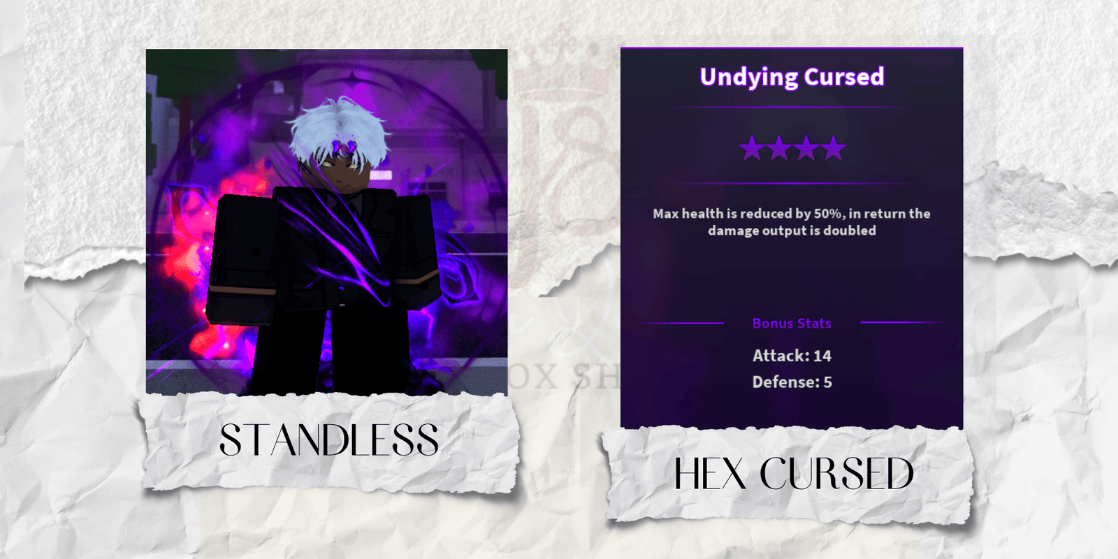 Hex Cursed Standless