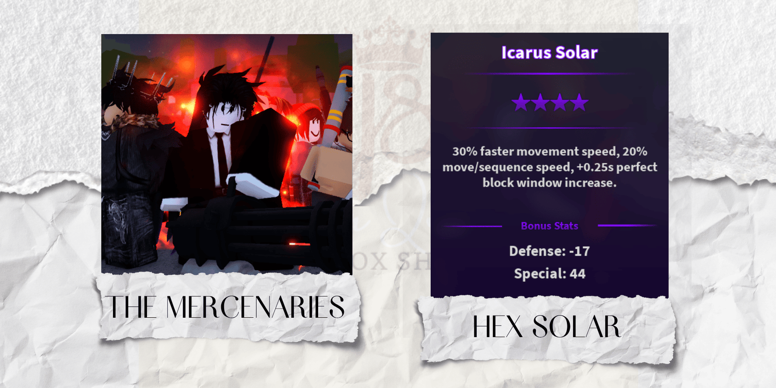 Hex Solar The Mercenaries