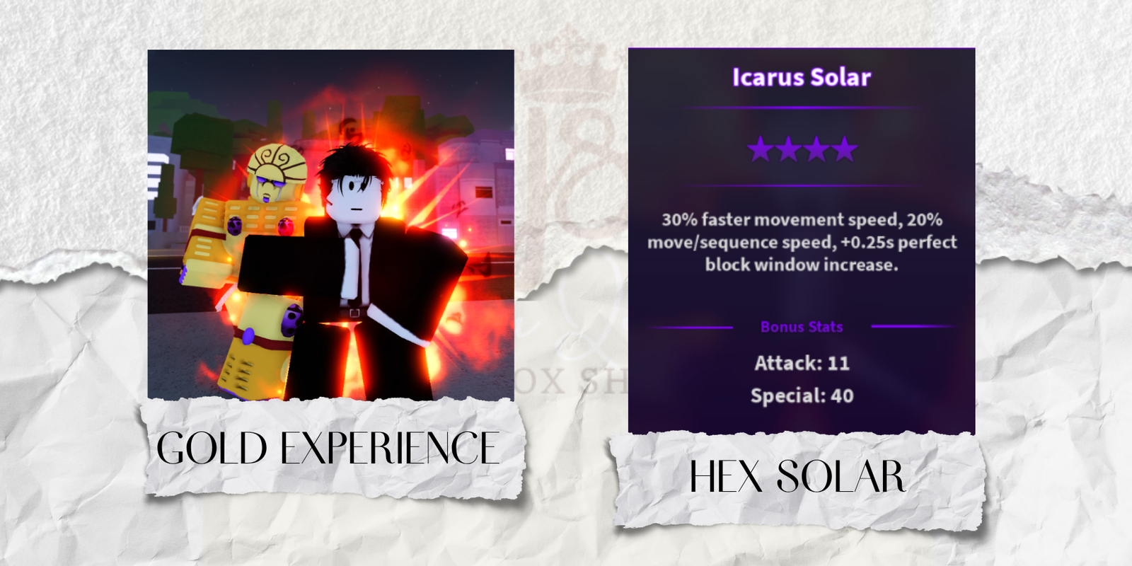 Hex Solar Gold Experience