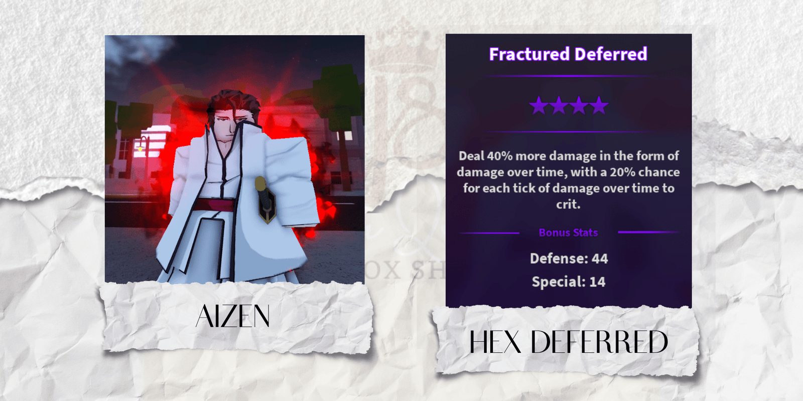 Hex Deferred Aizen