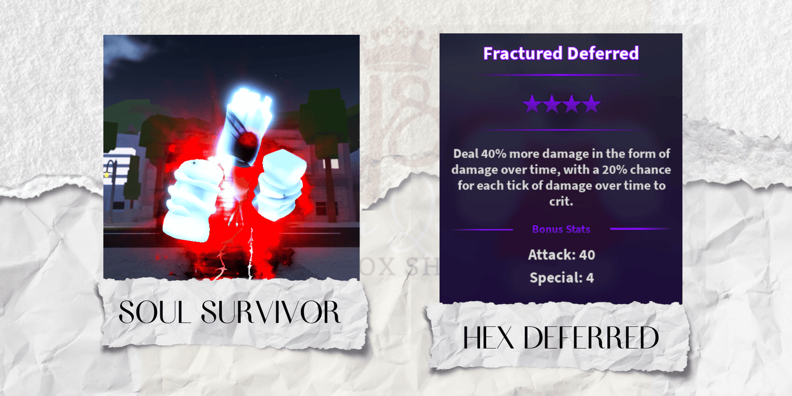 Hex Deferred Soul Survivor