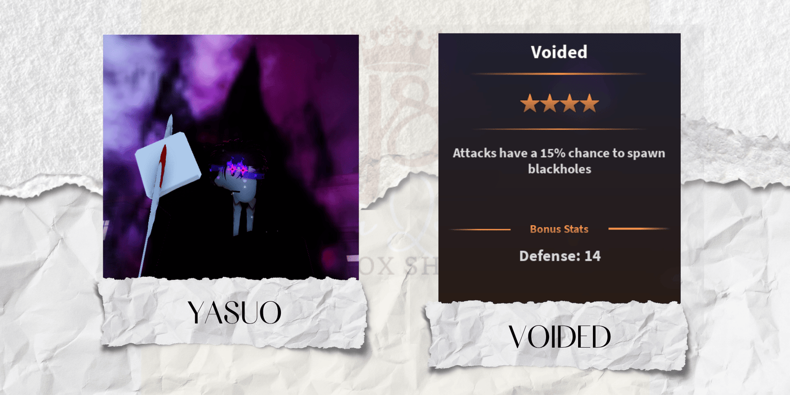 Voided Yasuo