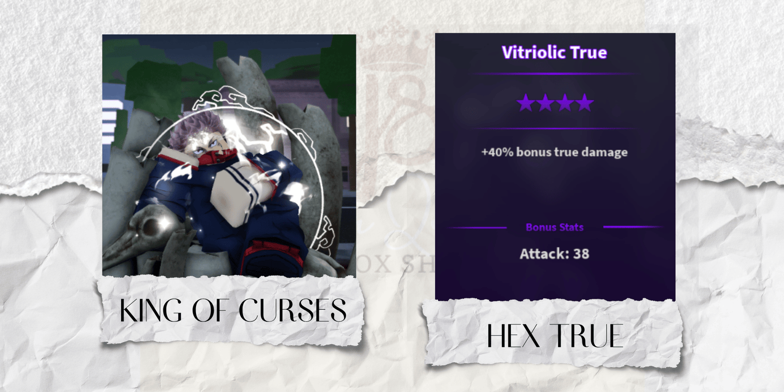 Hex True King Of Curses (Sukuna)