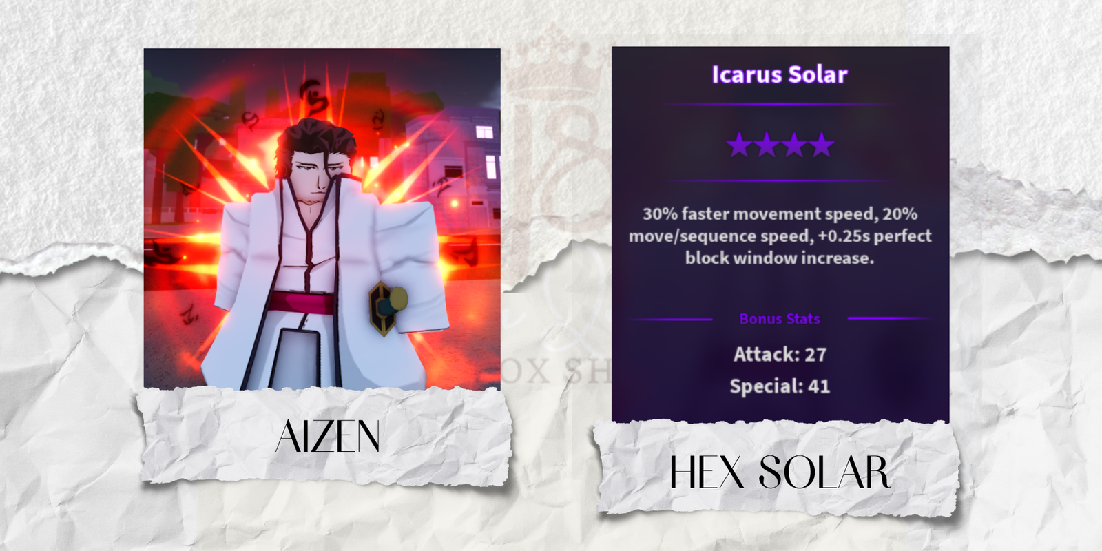 Hex Solar Aizen
