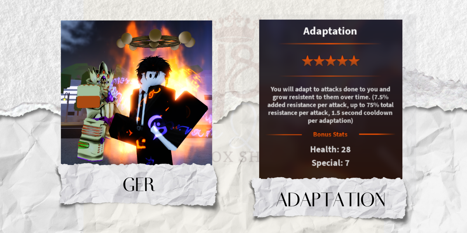 Adaptation GER (Gold Experience Requiem)