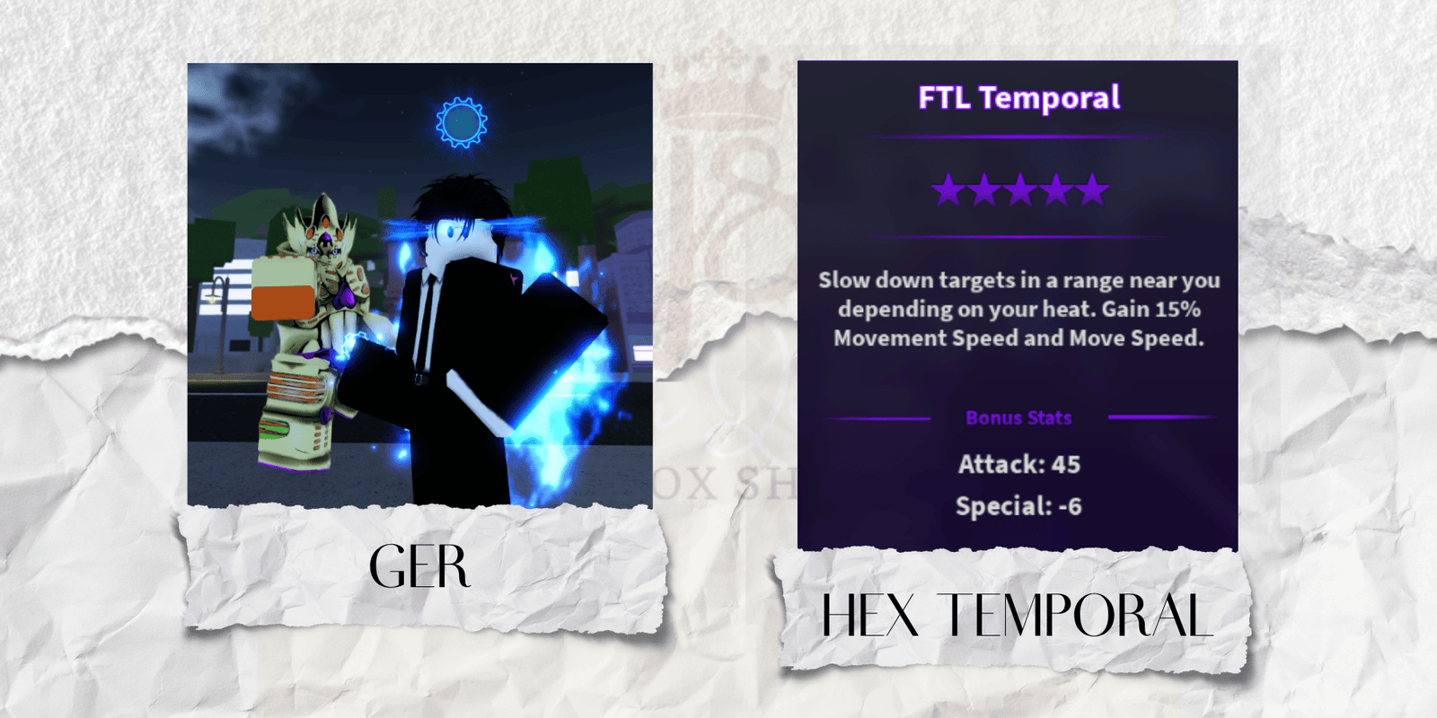 Hex Temporal GER (Gold Experience Requiem)