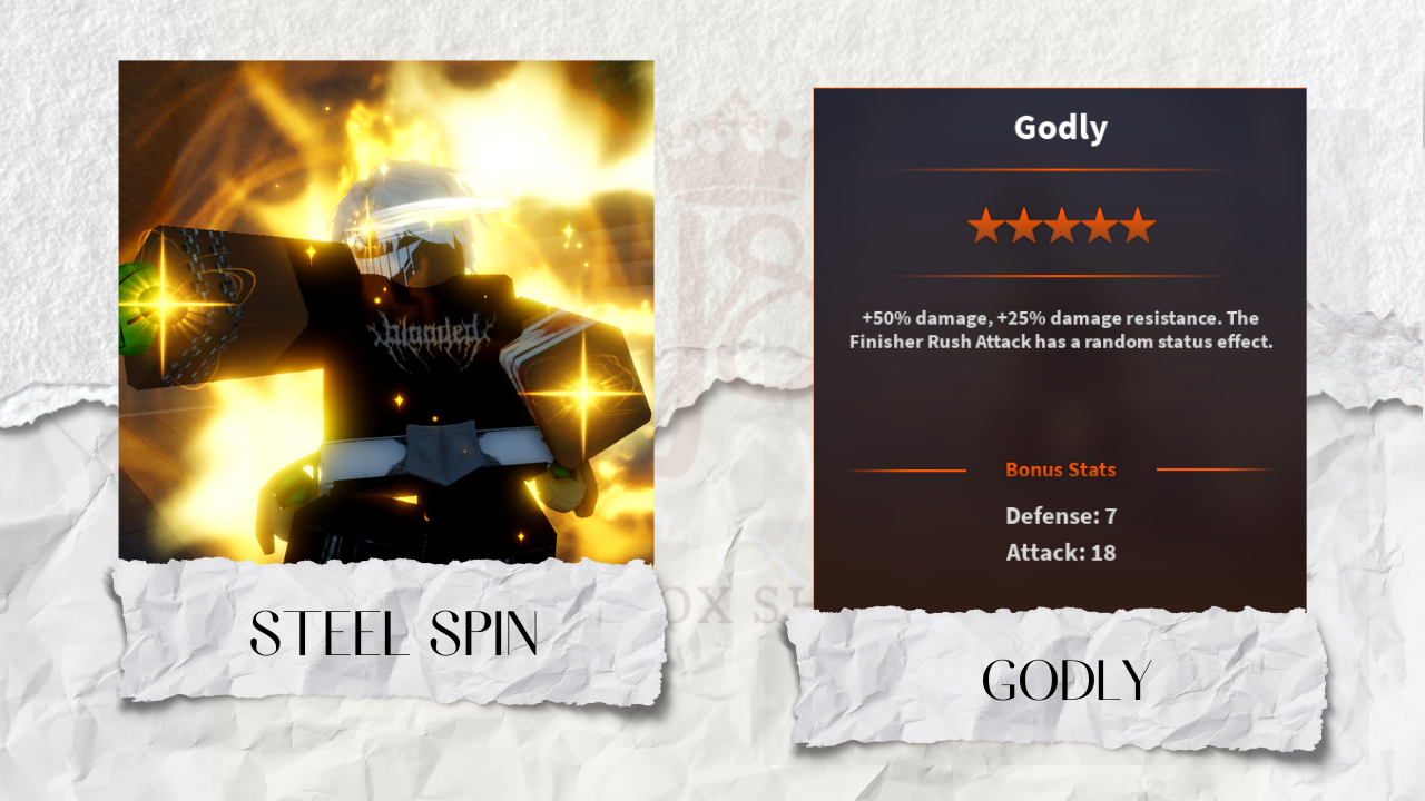 Godly Steel Spin