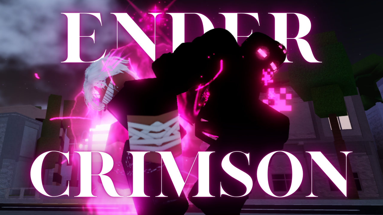 Unusual Enderman Crimson Pattern 66 Sparkles Charm