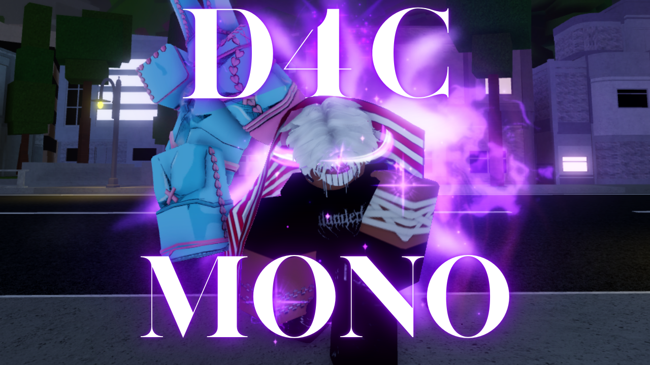 Unusual D4C: Monochrome Pattern 52 Sparkles Charm