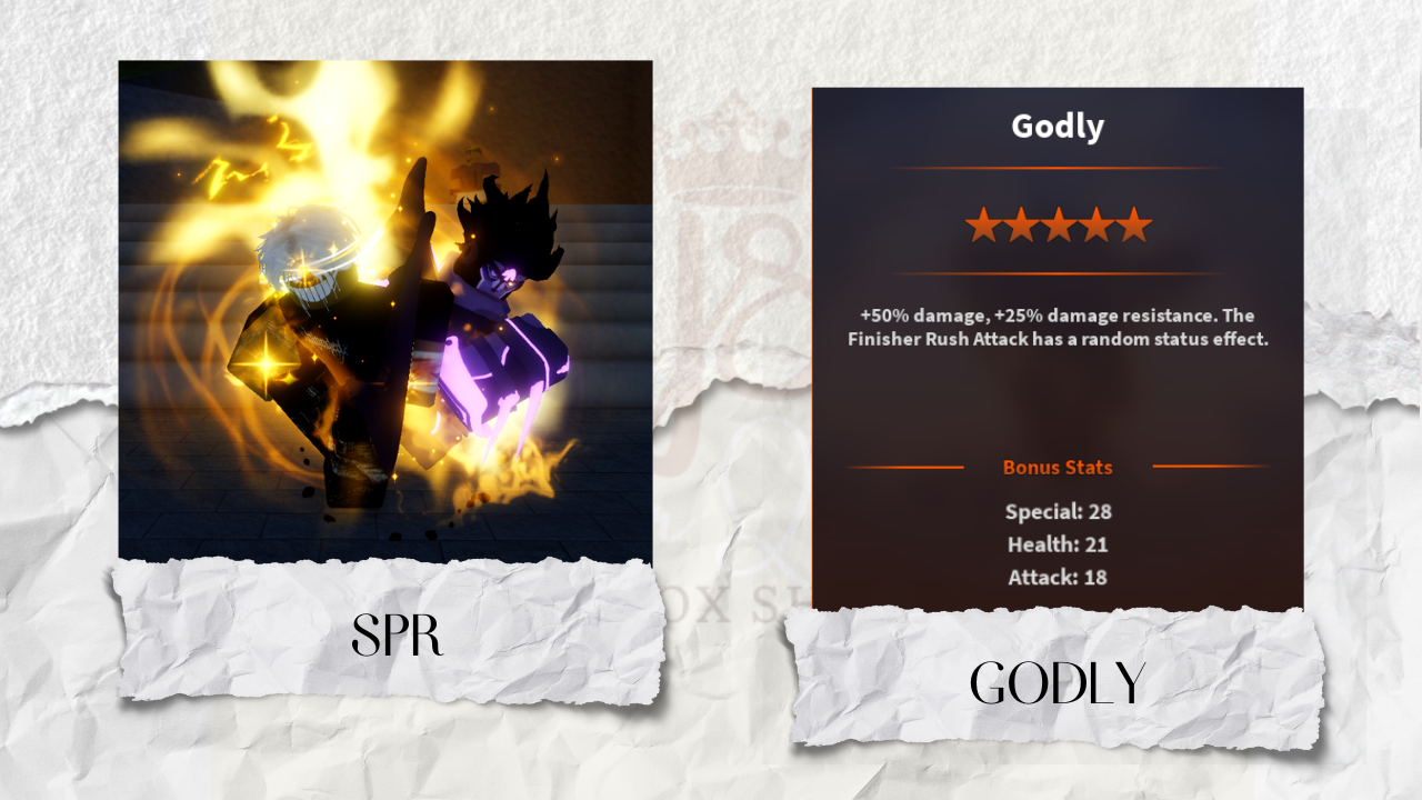 Godly SPR (Star Platinum Requiem)