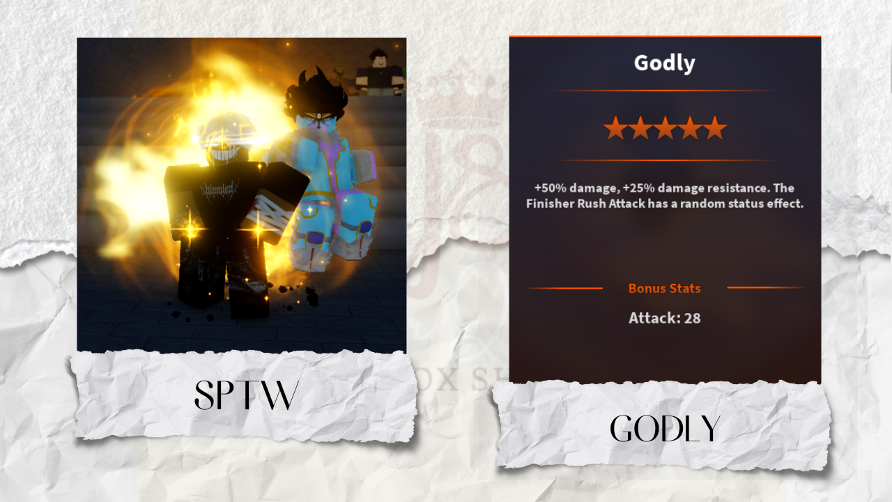 Godly SPTW (Star Platinum The World)