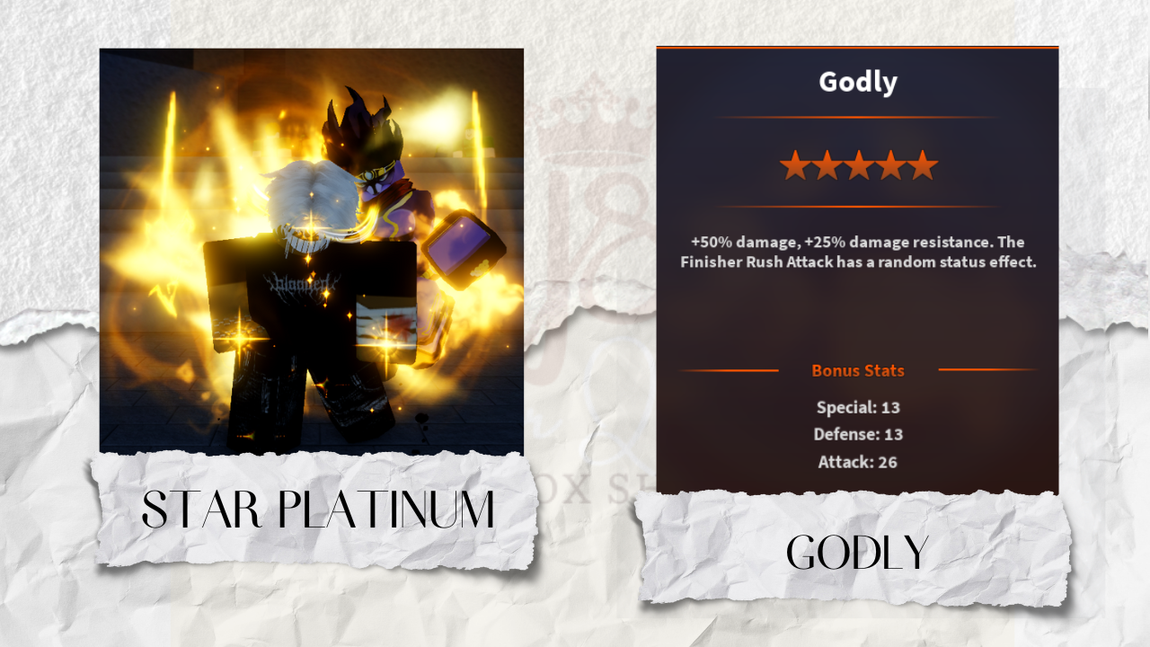 Godly Star Platinum