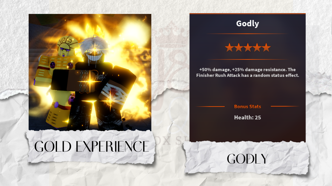 Godly Gold Experience